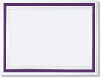PaperDirect Pristine Specialty Certificates, 50 Sheets of 38lb White Paper, 8½" x 11", Purple Bold Foil Border, Perfect for Awards, Students, Employees, Volunteers, Course Completion, Diplomas