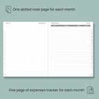 POPRUN Monthly Planner 2025-2026 (Large- 8.5" x 10.5" Soft Cover), 18-Month Calendar Book (Jul.2025-Dec.2026), Calendar Planner with Monthly Tabs & Pocket, 100 GSM Paper - Pink