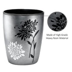 Zahari Home Decorative Trash Can for Bathroom, Office & Bedroom - 2.1 Gallons Stylish & Small Trash Can for Dorms, Desktop & Restroom - Chic Waste Basket for Compact Spaces, Erica