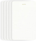 Pinesman - Elegant Desk Notepads for Professionals, Executive's Memo Pads, Minimalist, Gold Foiled, Dotted Layout, 5 Pack, 375 Sheets Total (75 Each), 6.3" x 3.9”, 80 GSM, Eco-friendly, FSC™ Certified