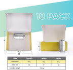 PHAREGE 12x9x4 inch Gift Shipping Boxes Bulk 18 Pack 6 Colors, Tab Lock Tuck Top Mailing Boxes for Packaging Small Business, Medium Cardboard Mailer Boxes for Wrapping Present