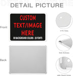 Custom Sign Personalized Custom Metal Sign, Customize For Office, Business, Workplace, Office, Home, Delivery Signs 12x18