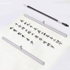 MEGREZ Metal Chinese Calligraphy Paperweight, Iron Paperweight for Holding Paper Flat, Calligraphy Practice Writing Tool Office Desk Accessories, 2 Pack