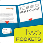 Oxford Twin-Pocket Folders, Textured Paper, Letter Size, Light Blue, Holds 100 Sheets, Box of 25 (57501EE)