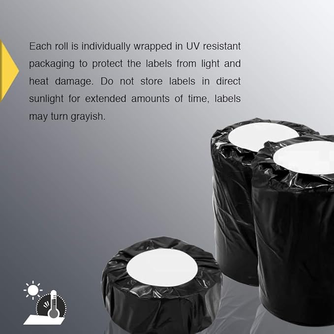 BETCKEY - 4" x 1" Multipurpose Labels Compatible with Zebra & Rollo Label Printer,Premium Adhesive & Perforated[Red, 6 Rolls, 8250 Labels]