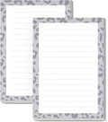 SXboxing Sticky Notes 4X6 Inches, 2 Pack Large Cute Self-Stick Pads, Bright Funny Memo Pads Easy to Stick for Home, Office Grey Cute Leopard