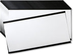 SmartSign (10-Pack) Magnetic C Channel Card Label Holders - 3" x 6" Metal Racks and Shelf Label Holders with Paper Inserts