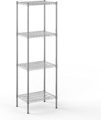 Regal Altair 18" Deep x 24" Wide x 74" Height Wire Shelving Kit | 4-Tier | NSF Commercial Storage Rack Unit