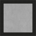 Amanti Art Black Framed Magnetic Board 19x19 Small Vision Board for use with Magnets, 100% Metal Sheet to Display Items as Office Decor or for Home Organization in mudroom, Kitchen or Kids Room