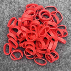 500pcs Red Color Mini Rubber Bands Elastic Bands Rubber Band for Organizing File Ties Bands School Office Supplies Stationery Holder Band Loop
