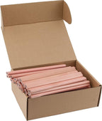 GRAPHITE Hard Lead Carpenter Pencils Bulk - (72) Pieces Lumber Wooden Pencil #2 (HB) - Natural Lacquered