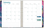 HARDCOVER 2026 Planner, 8.5"x11": 14 Months (November 2025 - December 2026), Daily Weekly Monthly Planner, Yearly Agenda, Bookmark, Pocket Folder and Sticky Note Set (Summer Bliss)