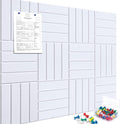 Cork Boards for Walls 48" x 36" Felt Board Alternative, 12 Pack Felt Wall Tiles Bulletin Board, Large Cork Board for Office Pin Board Tack Board Cork Boards