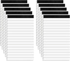 10 Pcs Note Pads Refills 3 x 5 inches Memo Small Notebook Writing Pads with 30 Sheets Each Pad College Ruled Lined Paper NotePads White