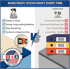 2026 Year Stickers, Doctor Stuff 2026 Chart Stickers, Orange/Black Color Coded, Arden Style, USA Made Year Labels for End Tab File Folders, 500/Roll, 1 Roll, 3/4" x 1-1/2"