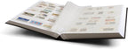 LIGHTHOUSE – “BASIC” Hard Cover Stockbook for Stamps - 64 White Cardstock 9”x12” (A4) Pages with Glassine Strips and Double Linen Hinges - Black