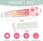 6Pcs Capybara Cute Stationery Set,Kawaii School Supplies,Including 3 Pencil Sharpeners and 3 Retractable Erasers, for Kawaii Office School Home Supplies (Capybara)