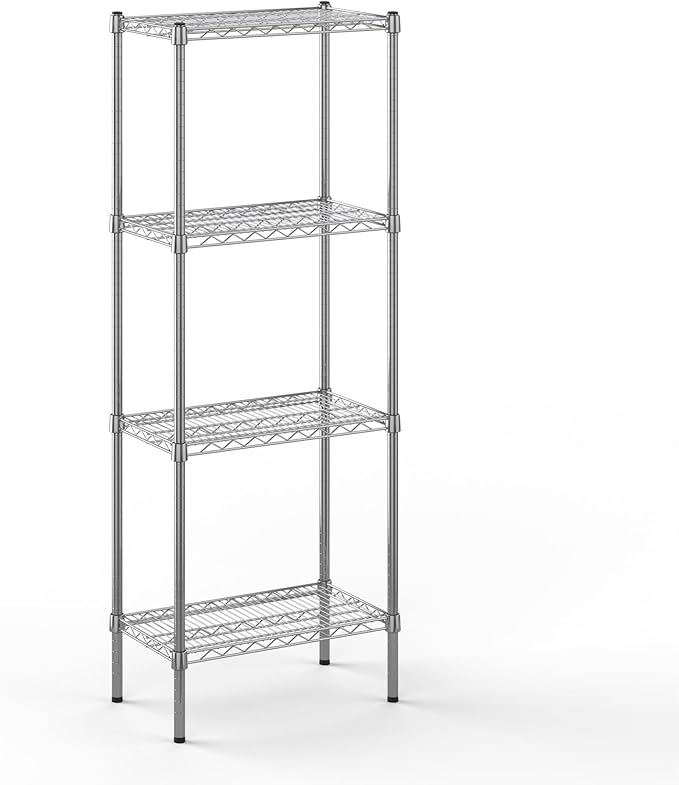 Regal Altair 14" Deep x 24" Wide x 64" Height Wire Shelving Kit | 4-Tier | NSF Commercial Storage Rack Unit