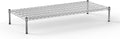 Regal Altair 24''W x 54''L x 8''H Chrome Plated Wire Dunnage Rack | Off The Floor Storage