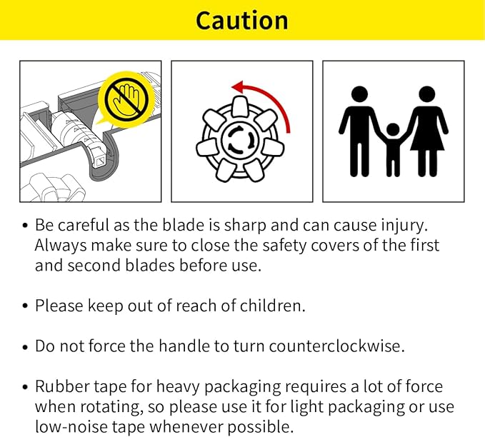 [TENDO°] Multi-Section Tape Dispenser ZO-508: Innovative Cutter for Custom Tape Width (Black)