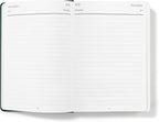 Wykeham's Executive 2026 Daily Journal Planner – US Public Holidays & Format – Customization Available (Racing Green, 8.5"×5.5")