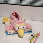 XZR Cute Pen Bag Case Box Stocking Stuffers Cute Creative Animal Cartoon Large Capacity Shark Bird Zipper Organizer Storage Bag Box Nice Gift (Pink Hummingbird)