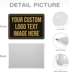 Tmqytuox Custom Signs, Custom Sign Metal Signs Customized Signs - Personalized Signs Make Your Own Sign With Text Photo Logo For Office Business Workplace Home Bar Indoor Outdoor Use 6""x8""