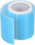 PATIKIL 2 x 3 Inch Rectangle Inventory Color Coding Labels 1 Roll, Square Self-Adhesive Inventory Label Stickers for Office Home Organization Name Tags, 250 Per Roll, Light Blue