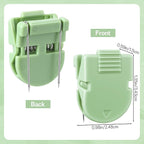 16 PCS Cubicle Clips, Fabric Panel Cubicle Accessories, Stainless Steel & ABS Push Pin Clips, Workspace Organization Accessories, Strong Hold Office Partition Hooks for Notes, Photos (Sage Green)