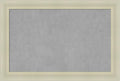 Amanti Art Silver Framed Magnetic Board 25x37 Large Vision Board for use with Magnets, 100% Metal Sheet to Display Items as Office Decor or for Home Organization in mudroom, Kitchen or Kids Room