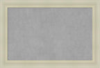 Amanti Art Silver Framed Magnetic Board 25x37 Large Vision Board for use with Magnets, 100% Metal Sheet to Display Items as Office Decor or for Home Organization in mudroom, Kitchen or Kids Room