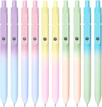 Donyang Gel Pens, 10PCS 0.7mm Gel Pens Black Ink Fine Point Smooth Writing Pens, High-End Series Ballpoint for Office Supplies, Stocking Stufferss, Christmas Gifts for Men Women