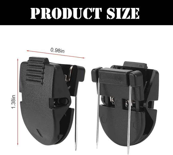 DIICCYO 36 Pcs Cubicle Clips for Fabric Panel Cubicle Accessories, Plastic Cubicle Hooks Pins Fabric Partition Panel Wall Clip, Fabric Partition Hooks for Hanging Photos Notes Memos Organization Decor
