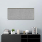 Amanti Art Black Framed Magnetic Board 21x49 Oversize Vision Board for use with Magnets, 100% Metal Sheet to Display Items as Office Decor or for Home Organization in mudroom, Kitchen or Kids Room