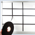 StoreSMART® - Magnetic Lines and Board Dividers - 1/2-inch x 100-feet - for Magnetic WHITEBOARDS ONLY- Does not Work on Plain whiteboards or glassboards - ML1/2-100