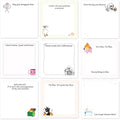 Lovarywow Funny Sticky Notes Gifts - 9 Pack Funny Sticky Notes 3x3 Inch Funny Office Gifts for Coworkers Everything is Fine Post Notes Work Gag Self-Stick Memo Pad Office School Supplies 450 Sheets