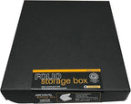 Lineco Folio Storage Box. Archival Clamshell with Metal Edge Boxboard, 11 x 14 x 1.75 Inches, Longevity Organize and Store Photos Documents Craft Cards Magazine Prints Wedding Dresses DIY, Black