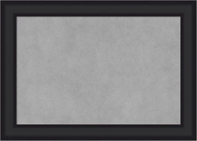 Amanti Art Black Framed Magnetic Board 15x21 Small Vision Board for use with Magnets, 100% Metal Sheet to Display Items as Office Decor or for Home Organization in mudroom, Kitchen or Kids Room
