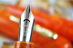 Conklin All American Fountain Pen in Sunburst Orange – Broad Nib, Vibrant Design & Superior Craftsmanship – Ideal Gift for Professionals & Pen Enthusiasts
