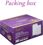 Bonfasvo 300 Pack 9x12 White Catalog Envelopes Peel & Seal Security Mailing Envelopes 120GSM Kraft Paper self Seal Envelopes for Invitations Papers Photos Documents Pictures Papers Files