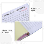 Generic 2pcs Invoice Book for Small Business: 8.25" X 5.7" Estimate Book - Mobile Mechanic Receipt Sheets Order Receipt Paper (60 Sheet Per Piece)