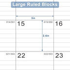 Desk Calendar 2026, KOPEESY 22" x 17" Large Desk Calendar, From January 2026 to June 2027, Desktop Calendar with Notes and Thick Paper for Home, Office and School (Blue)