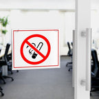 PecMuikee Horizontal Acrylic Sign Holder 8.5x11, Wall Mount Acrylic Sign Holder and Plastic Paper Display Ad Frame Bonus with 3M Tape and Mounting Screws for Restaurant, Office, Market, Library,