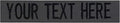Custom Uniform Name Tapes Solid Colors. Made in The U.S.A. Ships Under 24 Hours. Charcoal Gray Fabric, 4 Inch Hook Fastener (Uniform Ready Fastener)