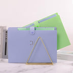 SKYDUE 4 Packs Expanding File Folder with 32 Labels,5 Pockets A4 Letter Size Accordion Folder Paper Organizer for School and Office