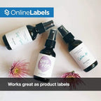 4 x 2 Rectangle Mailing Labels - Permanent, White Matte - Address, Shipping, Gift - Pack of 250 Labels, 25 Sheets - Inkjet/Laser Printers