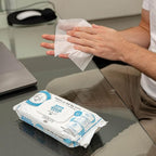 Juniper CLEAN, 3 Pack Hand Sanitizing Wipes, 216 Count Disposable Hand Sanitizer Wipes, Fresh Scent, Lint Free & Durable