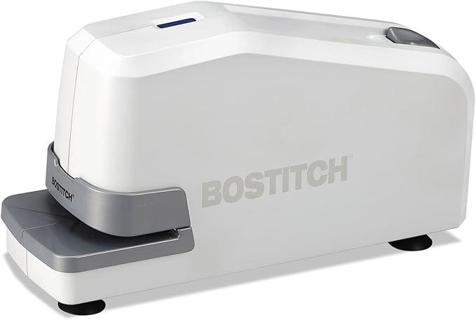 Bostitch Office Impulse 30 Sheet Electric Stapler - Heavy Duty, No-Jam, White (02011)