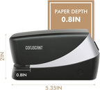 Coruscant Electric Stapler, Heavy Duty Desktop Stapler, Includes 2000 Staples and 1 Staple Remover, No-Jam Automatic AC or Battery Powered, 25 Sheet, Professional for Office Home School Use