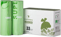 SUPERBIO 33 Gallon Compostable Yard Waste Bags, Lawn & Leaf Bags, 40 Count, ASTM D6400, BPI and OK compost INDUSTRIAL